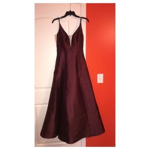 Burgundy Prom Dress